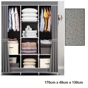 Ropero de tela 3 cuerpos - 170CM X 45CM X 130
