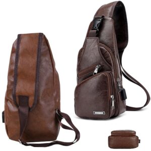 Riñonera Perchero de hombro bolso de un brazo para hombre