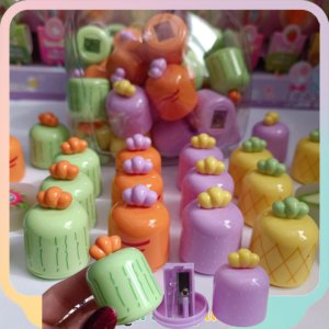 Sacapuntas en formas de frutas - Botella de 56 PCS