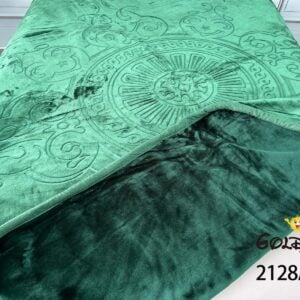 Frazada de terciopelo color entero - Goldsun