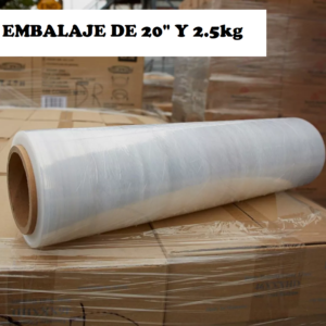 Embalaje Transparente 20" de 2.5kg