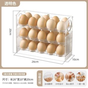 Organizador de huevos 3 niveles