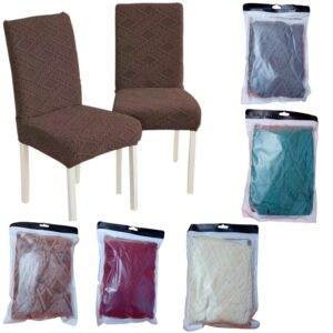 Set de 6 fundas para sillas hojas