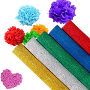 Papel Crepe para manualidades set de 10 hojas