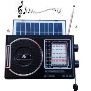 RADIO KTF con Panel Solar y Linterna