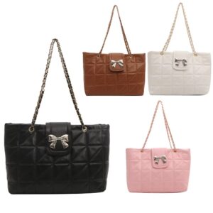 Cartera con lazo para mujer Bolso de hombro