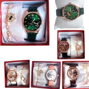 Set de Un reloj y Una tobillera en cajita