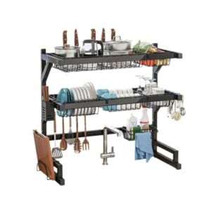 Rack de cocina 2 Niveles / organizador de platos - 85cm