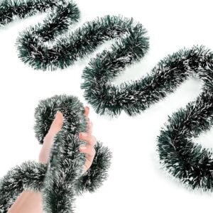 Guirnaldas navideñas 2mts x 11cm Jaspeadas