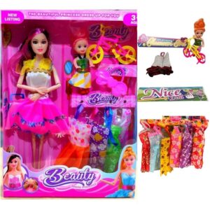 Juego de muñecas barbie 7 pcs