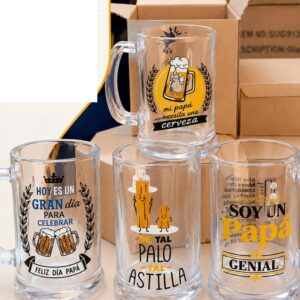Chopp - Taza cervecera de vidrio para el día del PADRE