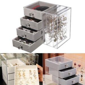 Joyero organizador de joyas con 4 cajones